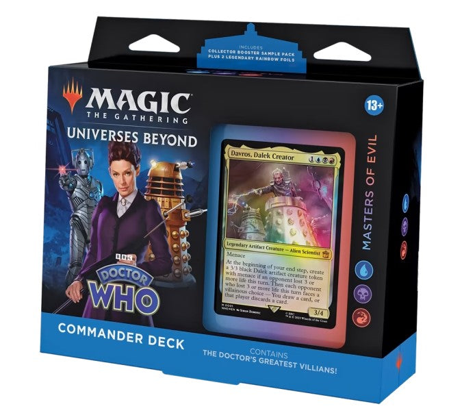 Magic The Gathering: Universes Beyond: Doctor Who - Masters of Evil Commander Deck
