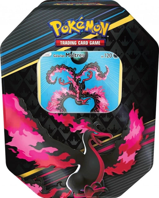 Crown Zenith Tin [Galarian Moltres] (International Version)