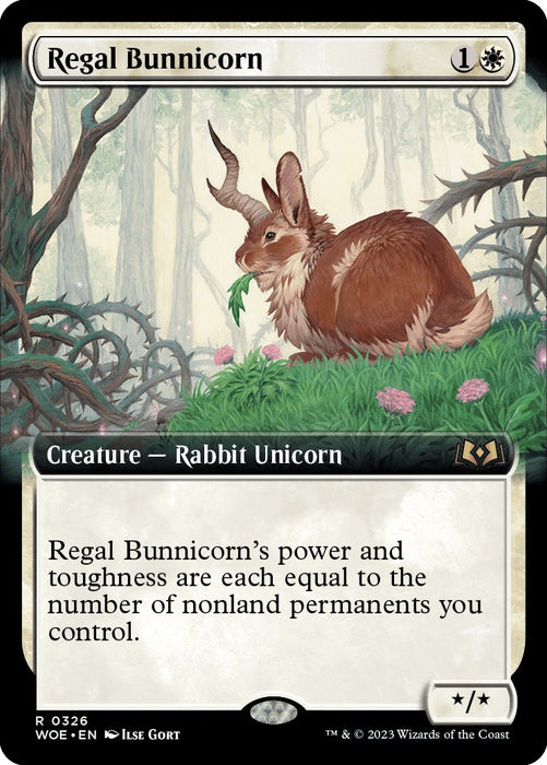 Regal Bunnicorn (Extended Art)