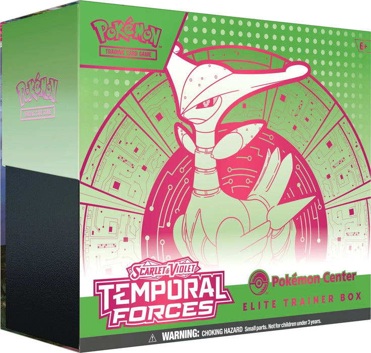 Temporal Forces Pokemon Center Elite Trainer Box (Exclusive) [Iron Leaves]