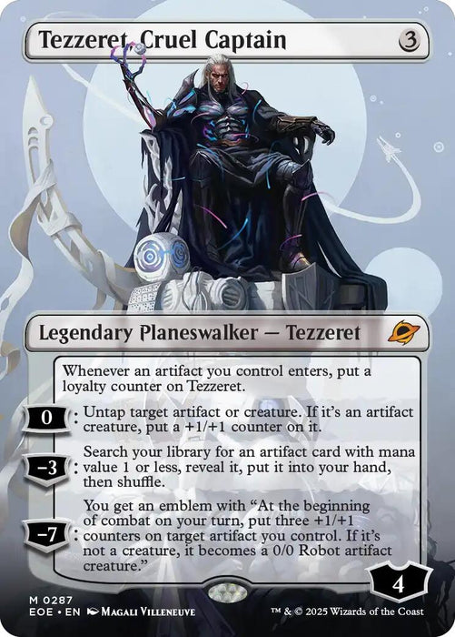 Tezzeret, Cruel Captain (Borderless)