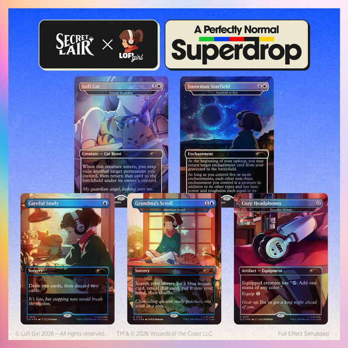 Secret Lair Drop: Secret Lair x Lofi Girl: Beats to Cast To - Traditional Foil Edition