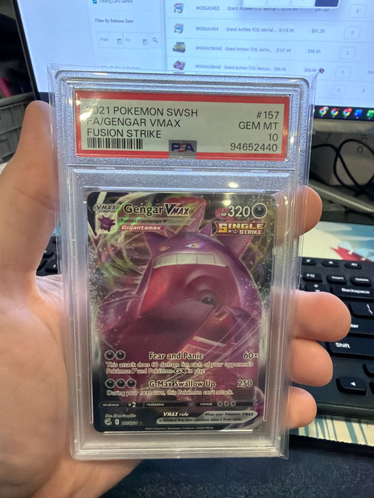 PSA 10: Gengar VMAX - Fusion Strike