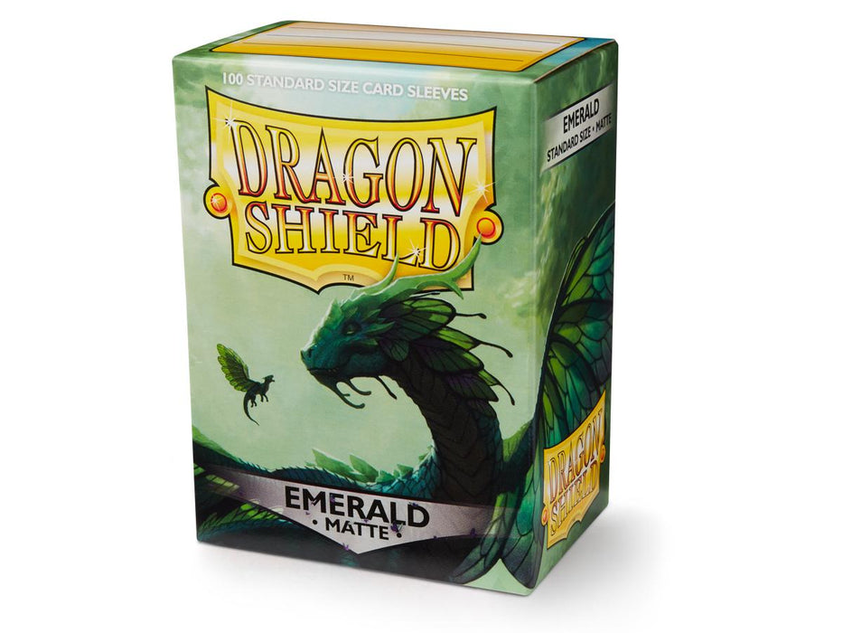 Dragon Shield: Matte Emerald Standard Size Sleeves - 100ct