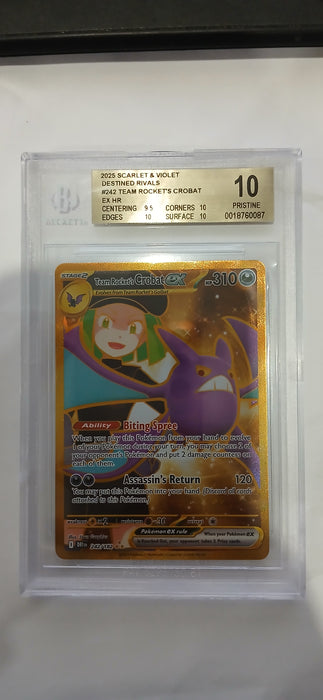 Pokemon: BGS 10 Secret Rare Team Rocket's Crobat