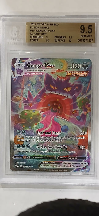 Pokemon: BGS 9.5 Alt Art Secret Rare Gengar VMAX