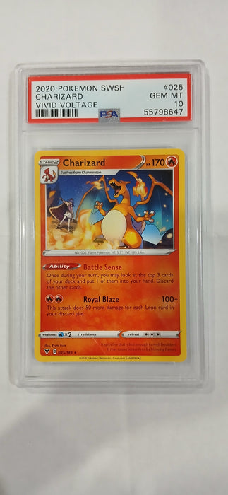 Pokemon: Charizard Vivid Voltage PSA 10