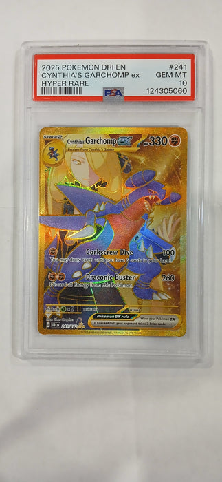 Pokemon: Cynthia's Garchomp ex Hyper Rare PSA 10