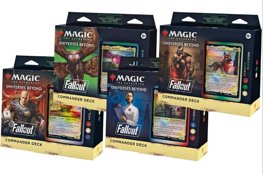 Magic the Gathering: Fallout: Commander Deck Case (4x Decks) — Prodigy ...