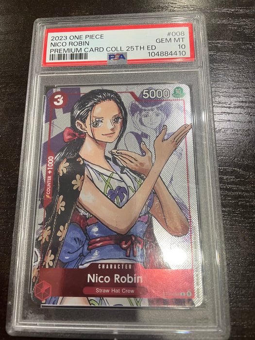 One Piece: PSA 10 Nico Robin Premium Card Collection 25th Ed