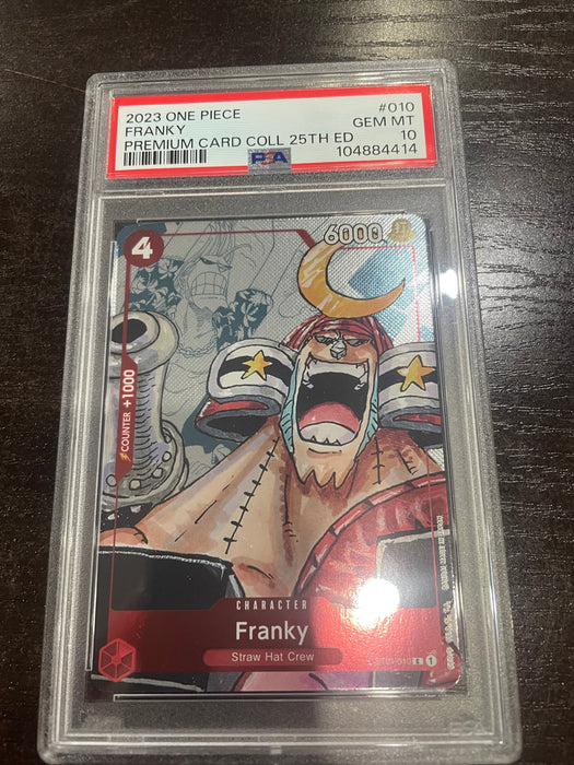 One Piece: PSA 10 Franky Premium Card Collection 25th Ed
