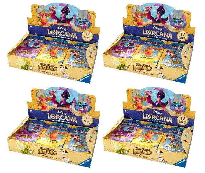 Disney Lorcana: Into the Inklands Booster Box Case (4x Boxes)