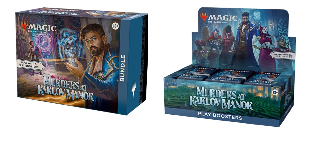 Magic the Gathering: Murders at Karlov Manor Play Booster Box and Bundle Box BUNDLE AND SAVE