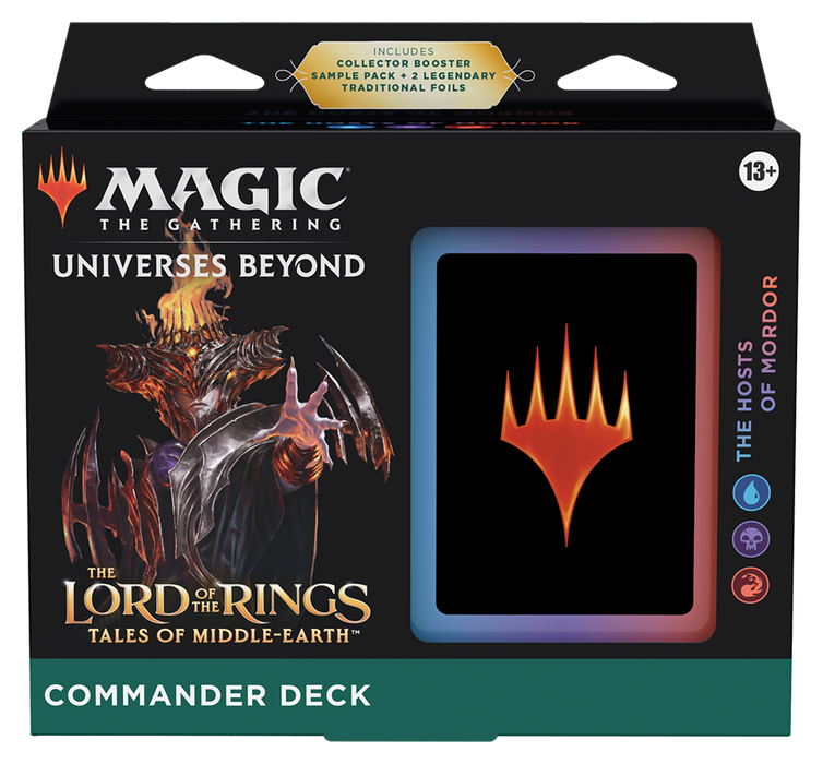 Magic The Gathering: The Lord of the Rings - Tales of Middle-earth The Hosts of Mordor Commander Deck