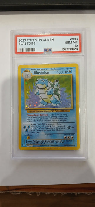 Pokemon: PSA 10 2023 Pokemon CLB Blastoise