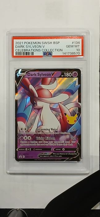 Pokemon: PSA 10 Celebrations Collection Dark Sylveon V