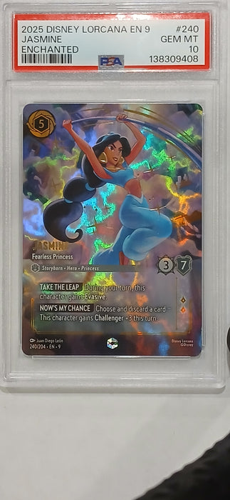Lorcana: PSA 10 Enchanted Jasmine