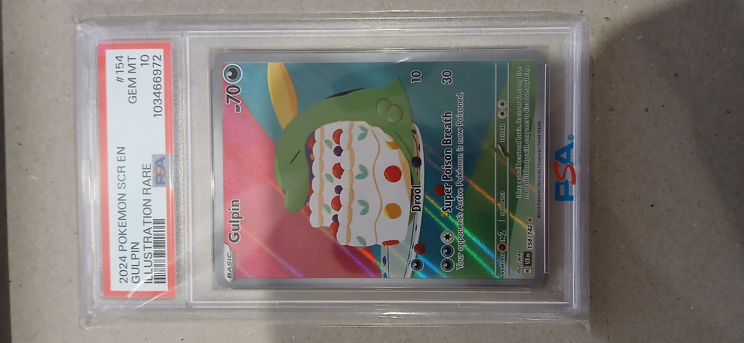 Pokemon: PSA 10 Illustration Rare Gulpin