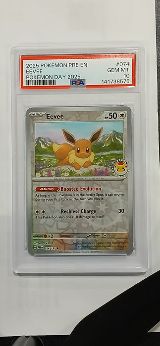 Pokemon: PSA 10 Pokemon Day 2025 Eevee