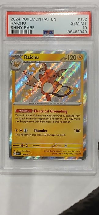 Pokemon: PSA 10 Shiny Rare Raichu