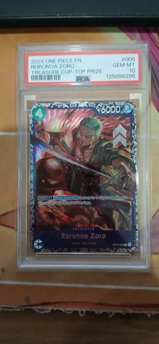 One Piece: PSA 10 Treasure Cup-Top Prize Roronoa Zoro