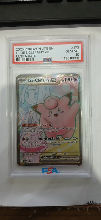 Pokemon: PSA 10 Ultra Rare Lillie's Clefairy ex