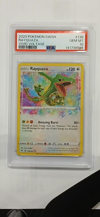 Pokemon: PSA 10 Vivid Voltage Raquaza