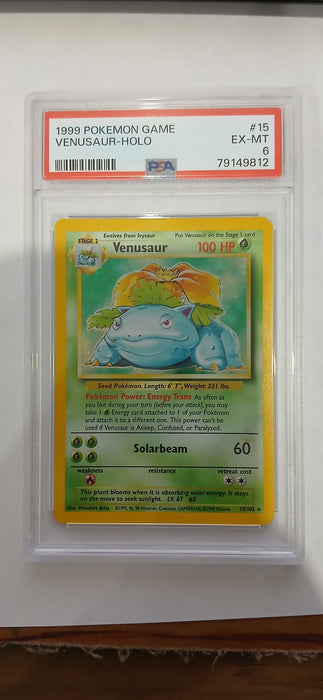 Pokemon: PSA 6 1999 Holo Venusaur