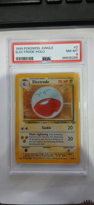 Pokemon: PSA 8 Jungle Electrode-Holo