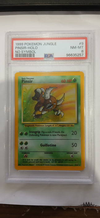Pokemon: PSA 8 Jungle No Symbol Pinsir-Holo