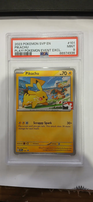 Pokemon: PSA 9 Play! Pokemon Event Exclusive Pikachu