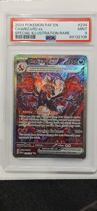 Pokemon: PSA 9 Special lllustration Rare Charizard ex