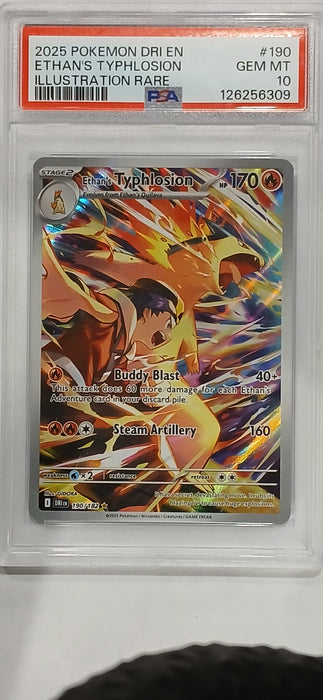 Pokemon: PSA 10 Illustration Rare Ethan's Typhlosion