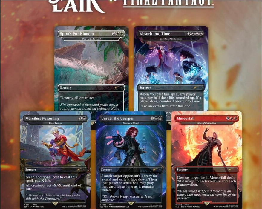 Magic The Gathering: Secret Lair x FINAL FANTASY: Game Over - Non-Foil Edition