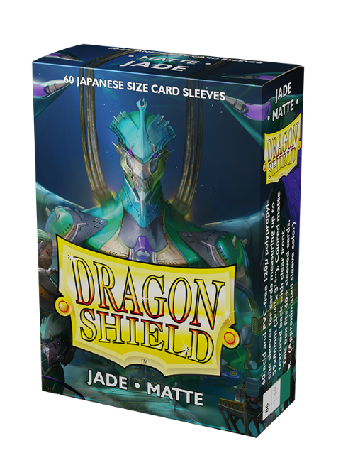 Dragon Shield: Matte Jade Japanese Size Sleeves - 60ct