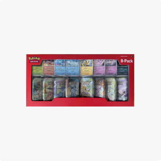 Pokemon: Prismatic Evolutions 8-Pack Mini Tins
