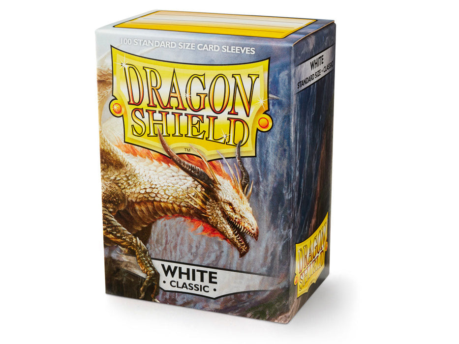 Dragon Shield: Classic White Standard Size Sleeves - 100ct