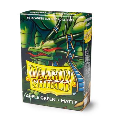Dragon Shield: Matte Apple Green Japanese Size Sleeves - 60ct