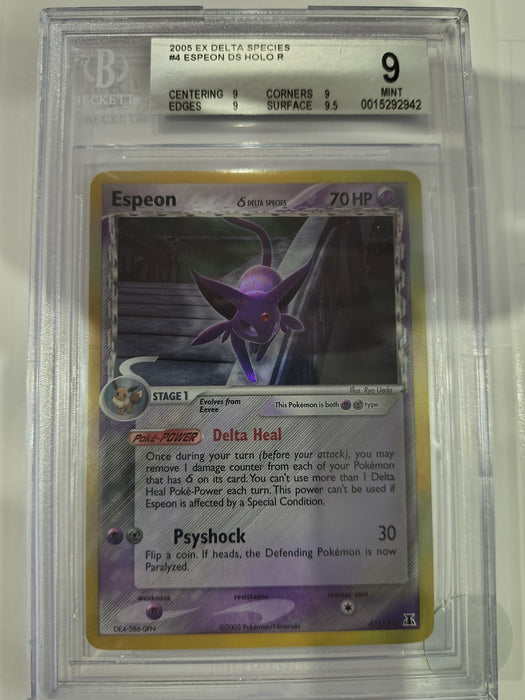 Pokemon: Espeon Delta Species Holo BGS 9