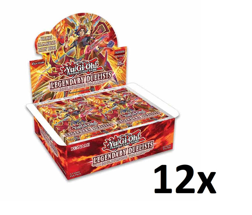 Yu-Gi-Oh: Legendary Duelists - Soulburning Volcano Booster Box Case [12x Boxes]