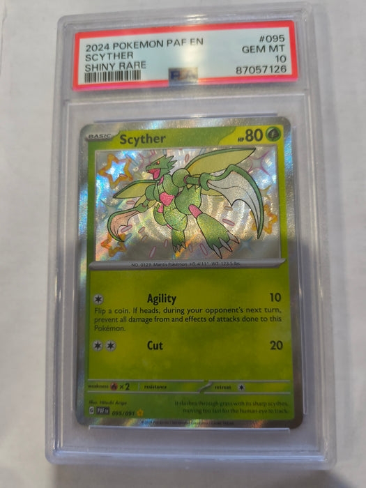 Pokemon: PSA 10 Shiny Rare Scyther