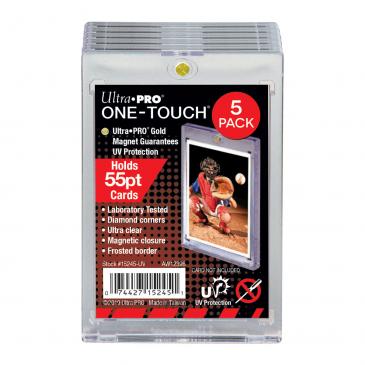 Ultra Pro: 55PT UV One-Touch Magnetic Collectible Card Holder - 5ct.
