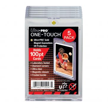 Ultra Pro: 100PT UV One-Touch Magnetic Collectible Card Holder - 5ct.